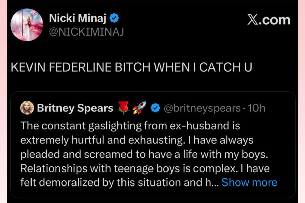Nicki Minaj's scathing tweet directed at Kevin Federline